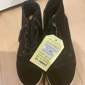 Toms Black High-Top Sneakers